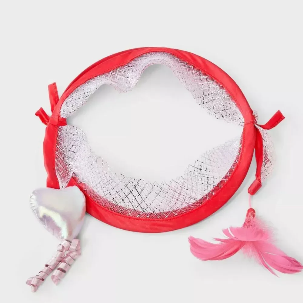 Boots & Barkley Cat Tunnel Pink Kitten Toy Jump And Pounce New
